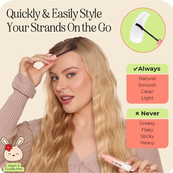 INSERT NAME HERE INH QUICK STICK HAIR ESSENCE  HAIR MASCARA Fly away Frizz Tamer - Picture 8 of 16